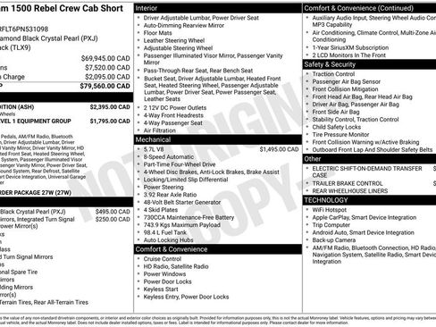 Used 2023 RAM 1500 Rebel w/ Night Edition AWD/4WD image 46