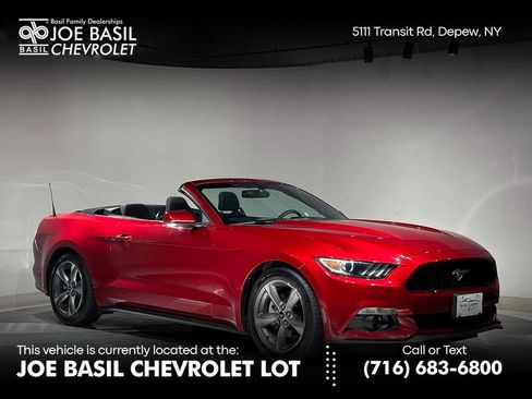 Used 2015 Ford Mustang Convertible w/ Equipment Group 051A RWD image 1