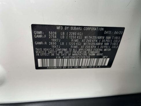 Used 2023 Subaru Outback Limited XT image 10