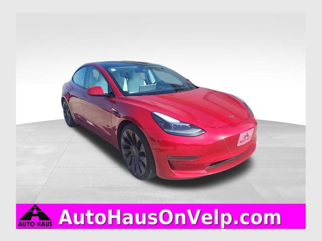 Used 2021 Tesla Model 3 Performance AWD/4WD image 1
