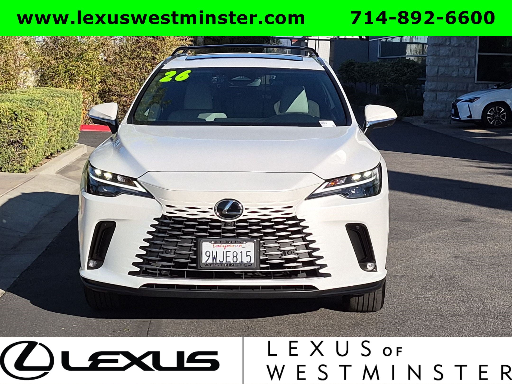 Used 2026 Lexus RX 350h w/ Convenience Package AWD/4WD image 2