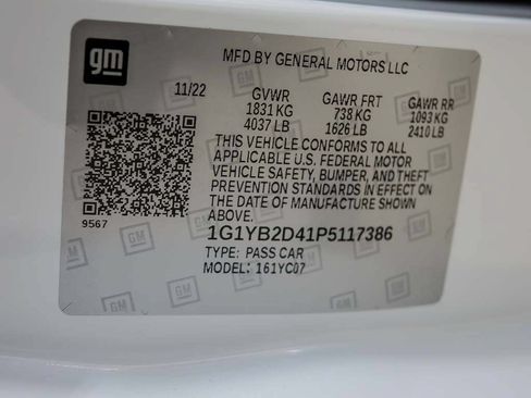 Used 2023 Chevrolet Corvette Stingray Preferred Cpe w/ Battery Protection Package RWD image 27