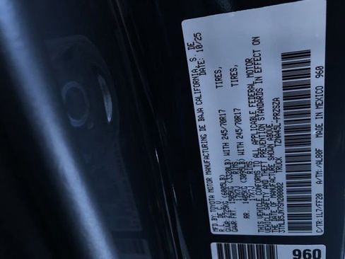 New 2025 Toyota Tacoma SR5 image 27