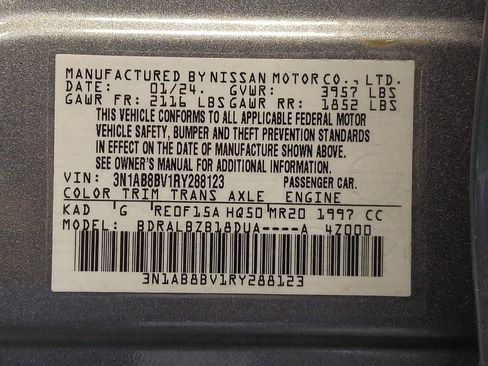 Used 2024 Nissan Sentra S FWD image 33