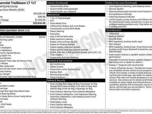 Certified 2023 Chevrolet TrailBlazer LT FWD image 14