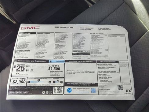 New 2026 GMC Terrain AT4 w/ Convenience Package III image 18
