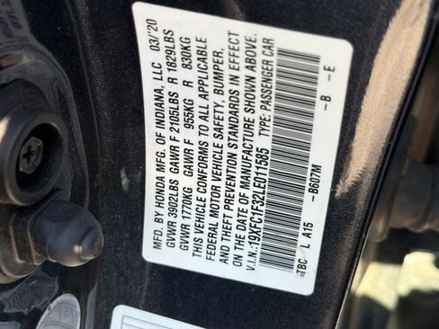 Used 2020 Honda Civic EX image 26