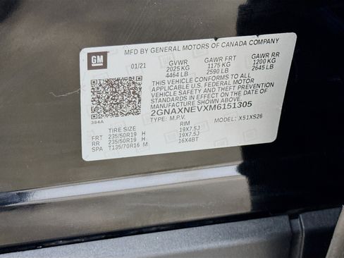 Used 2021 Chevrolet Equinox Premier w/ Redline Edition FWD image 33