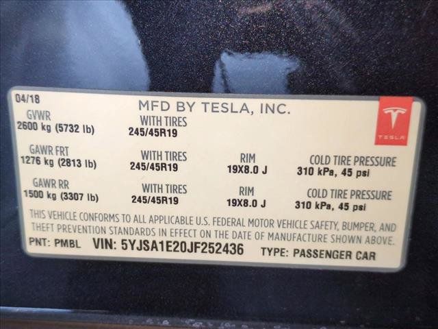 Used 2018 Tesla Model S 75D AWD/4WD image 26