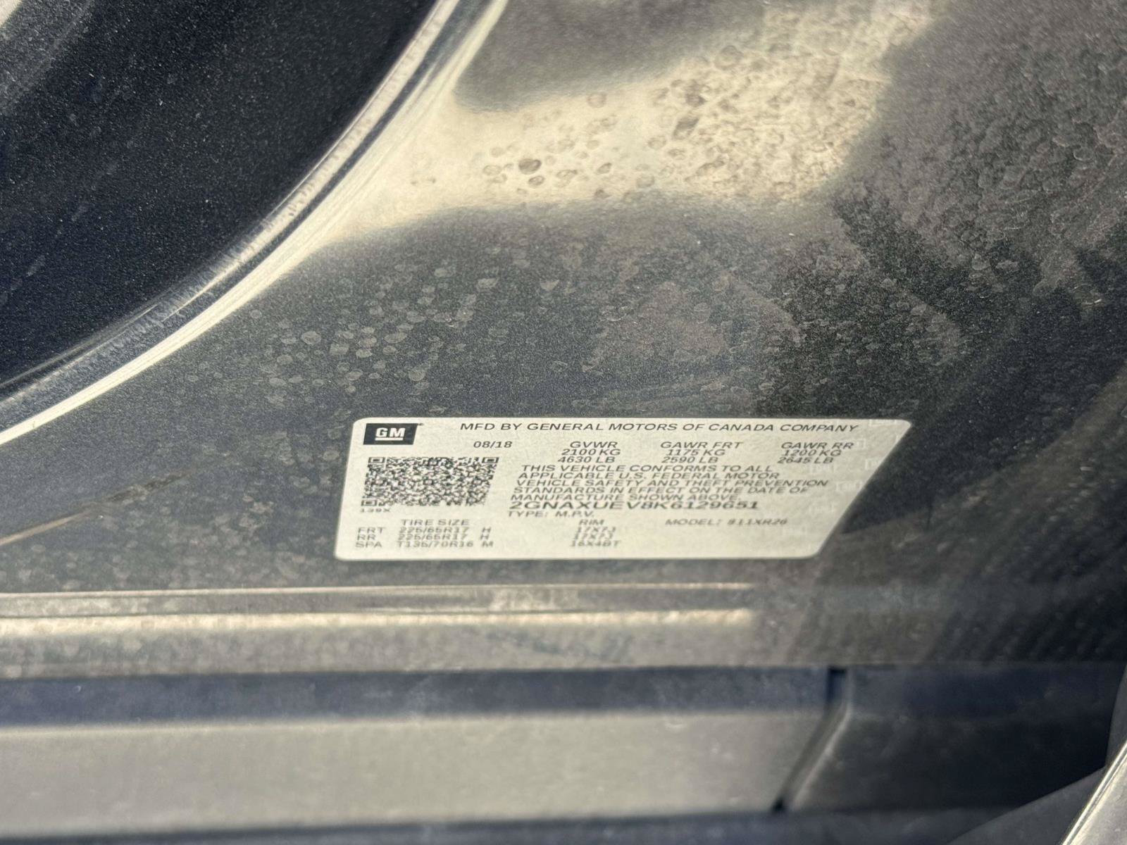 Used 2019 Chevrolet Equinox LT w/ Sun & Navigation Package AWD/4WD image 15