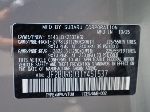 Used 2026 Subaru Outback Limited XT AWD/4WD image 27