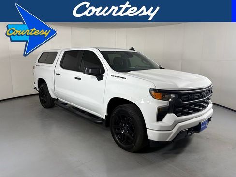 Used 2023 Chevrolet Silverado 1500 Custom w/ LPO, Dark Essentials Package AWD/4WD image 1