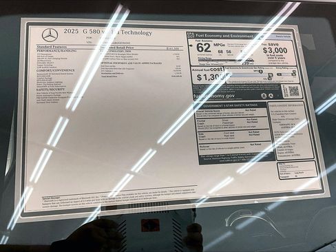 New 2025 Mercedes-Benz G 580 w/ EQ Technology image 17