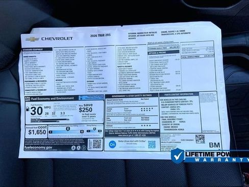 New 2026 Chevrolet Trax RS w/ Driver Confidence Package image 15