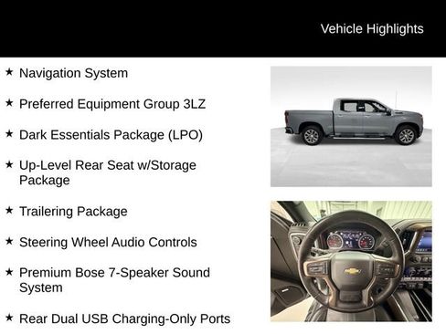 Certified 2022 Chevrolet Silverado 1500 High Country w/ LPO, Dark Essentials Package image 16
