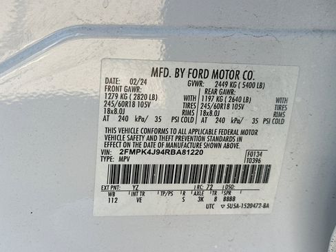 Used 2024 Ford Edge SEL image 55