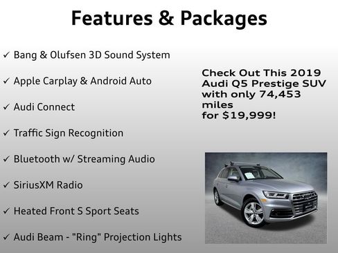 Used 2019 Audi Q5 Prestige AWD/4WD image 12