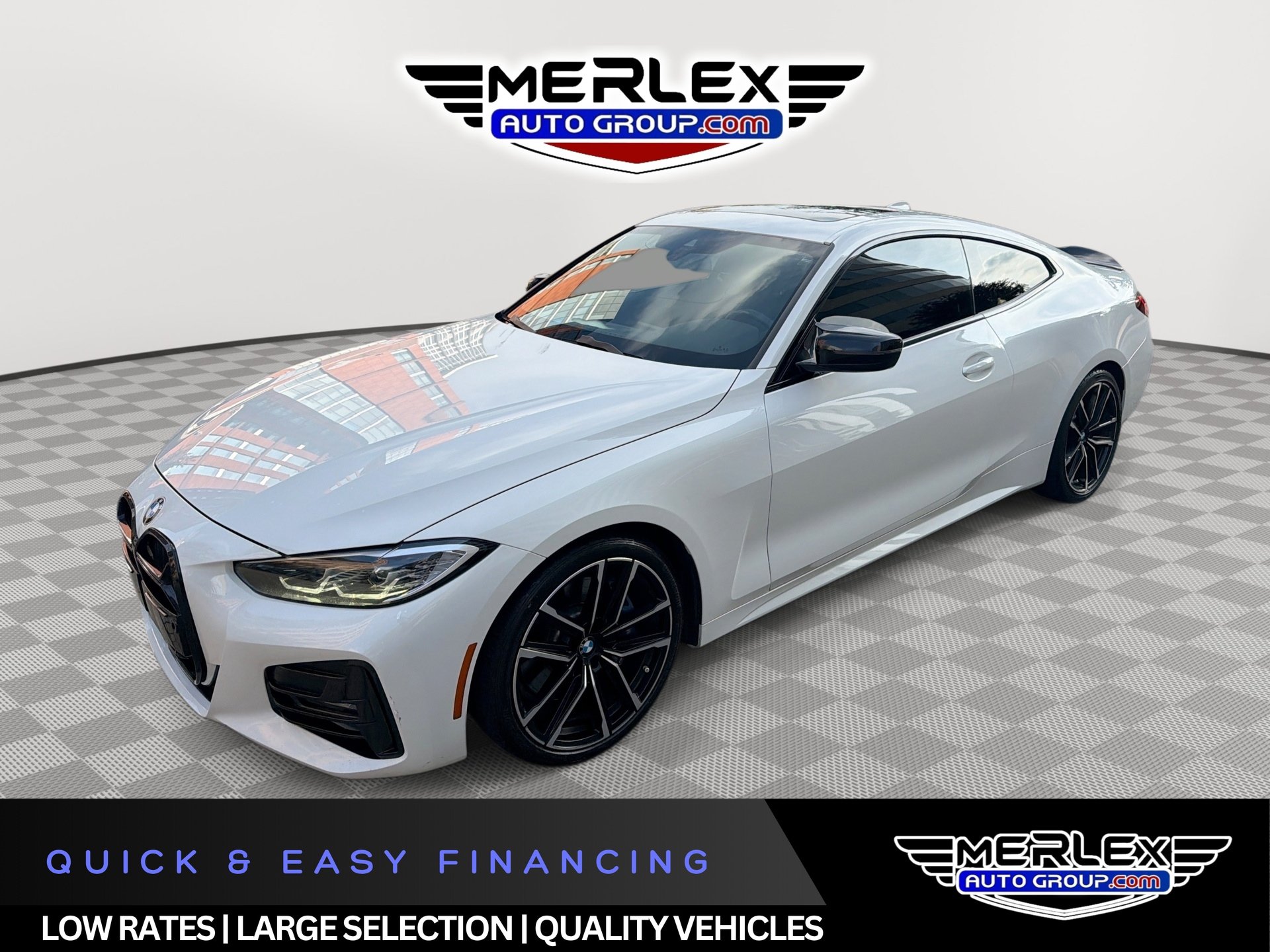 Used 2021 BMW 430i Coupe w/ M Sport Package RWD image 1