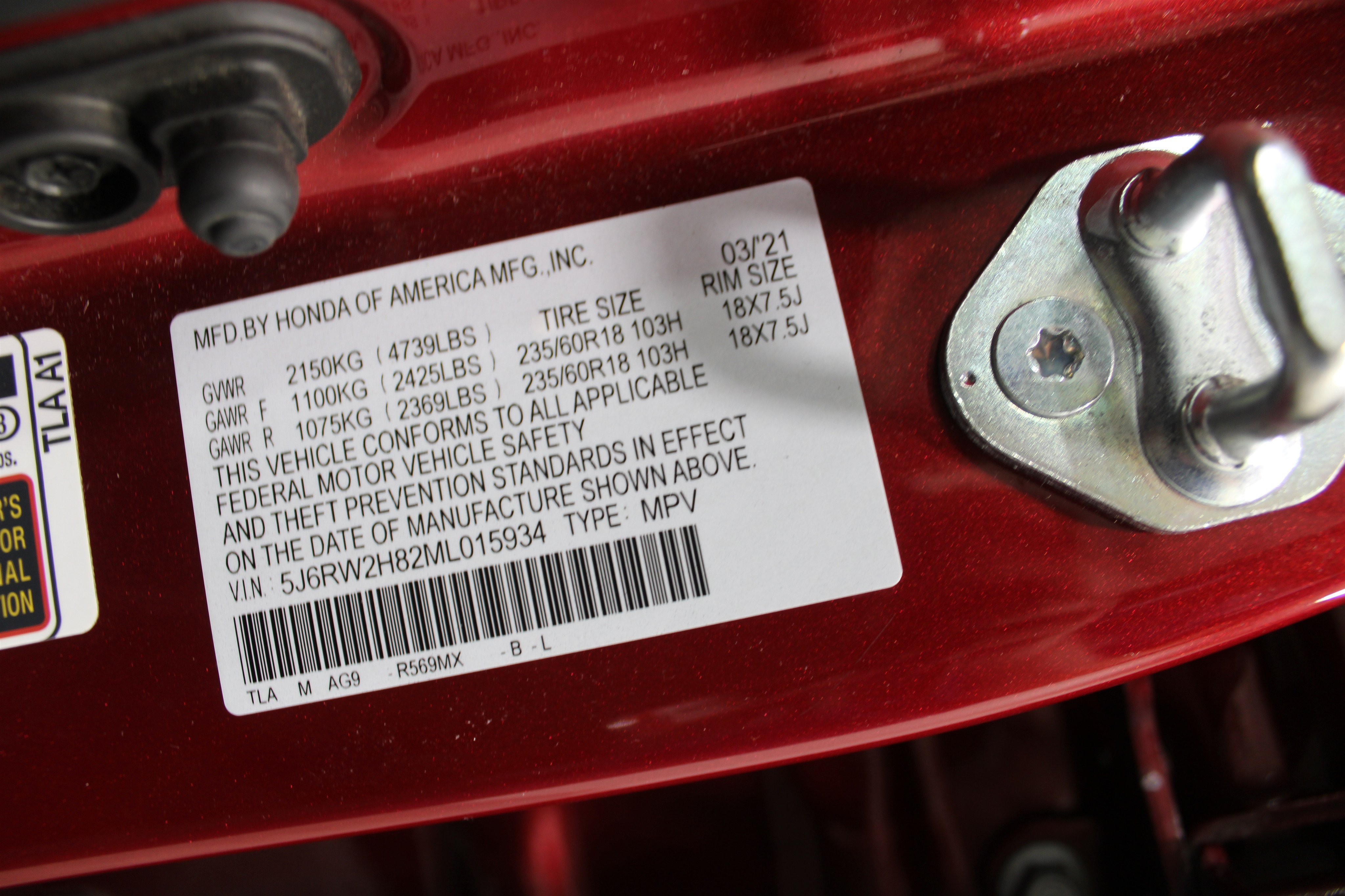 Used 2021 Honda CR-V EX-L image 35