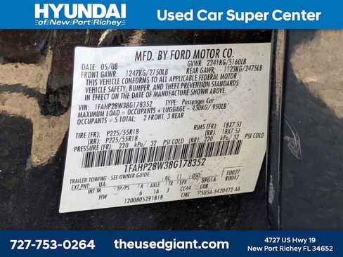 Used 2008 Ford Taurus Limited image 13