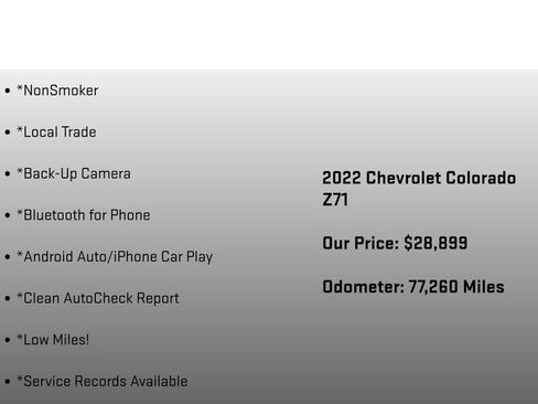 Used 2022 Chevrolet Colorado Z71 w/ Z71 Midnight Edition image 12