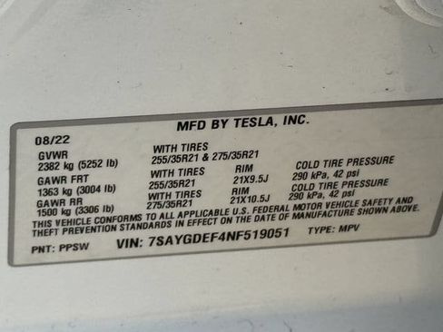 Used 2022 Tesla Model Y Performance AWD/4WD image 28
