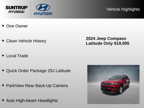 Used 2024 Jeep Compass Latitude AWD/4WD image 8
