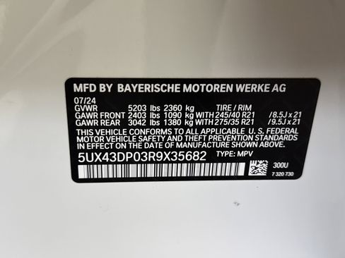 Certified 2024 BMW X3 sDrive30i w/ Convenience Package image 38