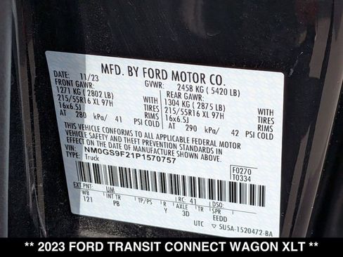 Used 2023 Ford Transit Connect XLT w/ Trailer Tow Package FWD image 31