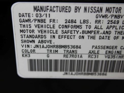 Used 2011 INFINITI EX35 Journey w/ Premium Pkg image 10