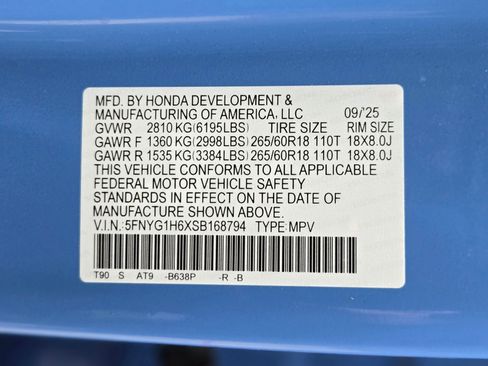 Used 2025 Honda Pilot TrailSport image 33