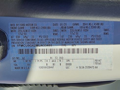 Used 2021 Ford Escape SE image 29