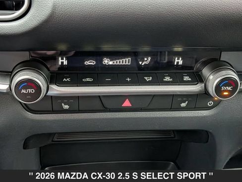 New 2026 MAZDA CX-30 AWD 2.5 S w/ Select Sport Pkg image 24