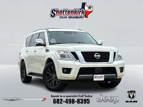 Used 2020 Nissan Armada Platinum w/ Captain's Chairs Package image 1