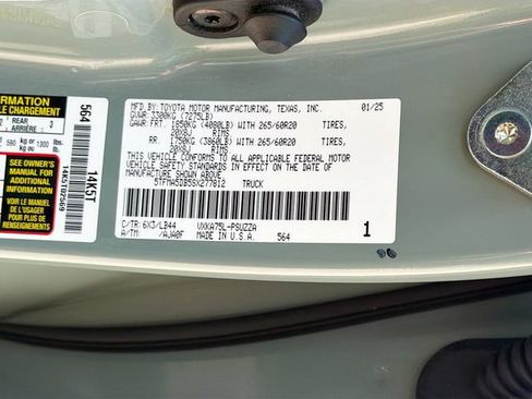 Used 2025 Toyota Tundra 1794 Edition AWD/4WD image 44
