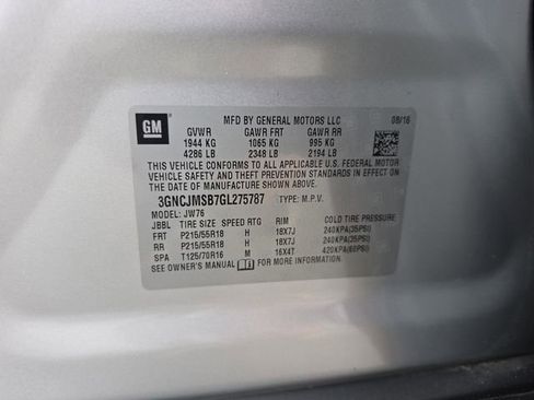 Used 2016 Chevrolet Trax LTZ FWD image 33