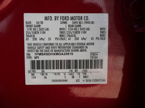 Used 2021 Ford Explorer XLT w/ Equipment Group 202A AWD/4WD image 38