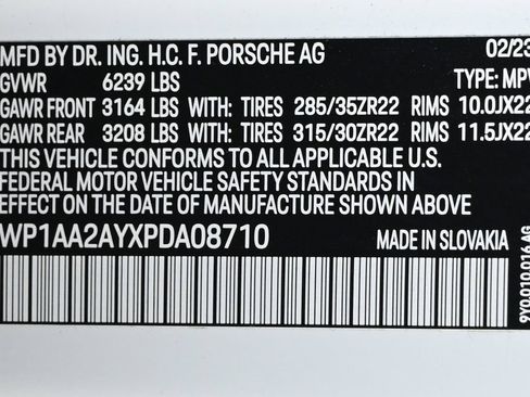 Certified 2023 Porsche Cayenne AWD/4WD image 53