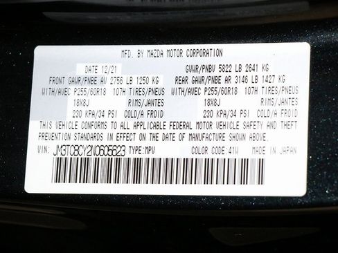 Used 2022 MAZDA CX-9 Touring image 40