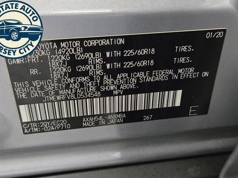 Used 2020 Toyota RAV4 XSE AWD/4WD image 25