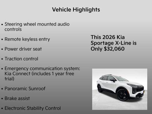 New 2026 Kia Sportage X-Line w/ X-Line Premium Package image 10