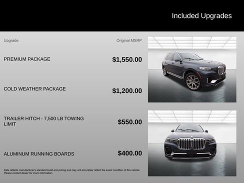 Used 2019 BMW X7 xDrive50i w/ Premium Package image 4