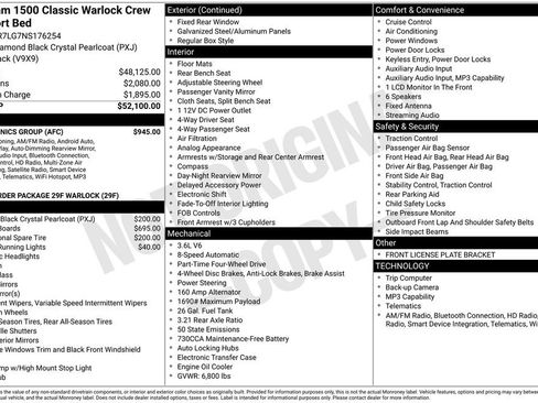 Used 2022 RAM 1500 Classic Warlock w/ Electronics Group AWD/4WD image 5