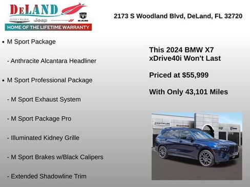 Used 2024 BMW X7 xDrive40i w/ Executive Package AWD/4WD image 18