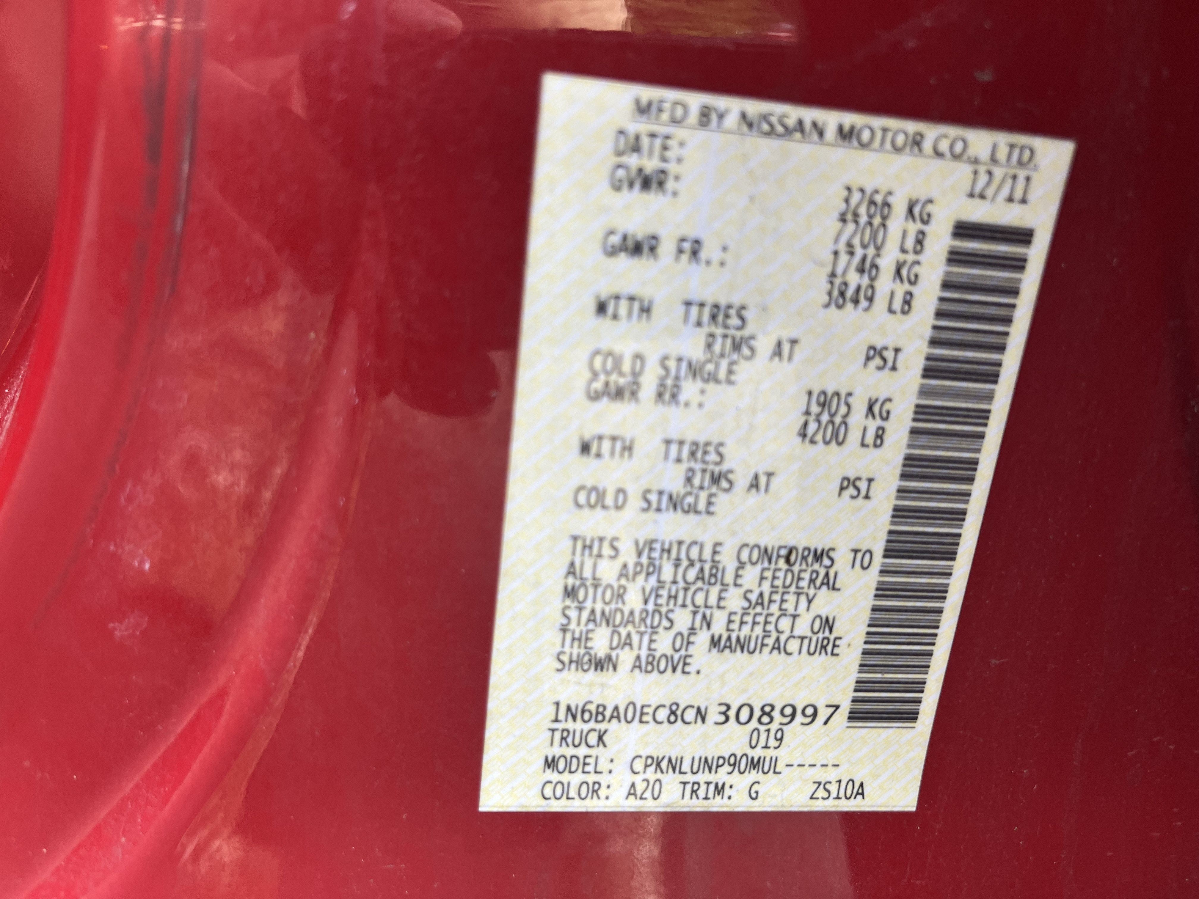 Used 2012 Nissan Titan PRO-4X AWD/4WD image 19