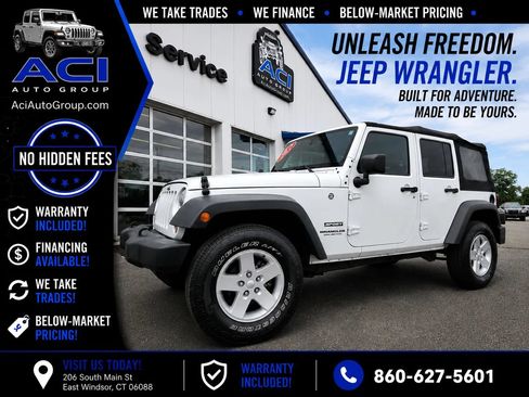 Used 2017 Jeep Wrangler Unlimited Sport w/ Quick Order Package 24S AWD/4WD image 1