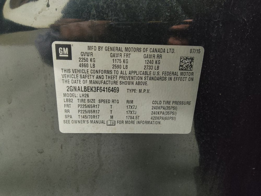 Used 2015 Chevrolet Equinox LT w/ Driver Convenience Package FWD image 33