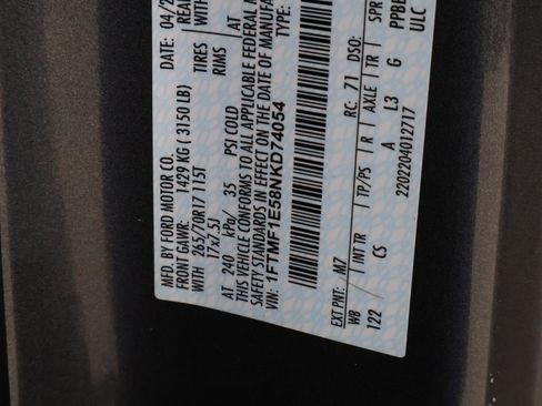 Used 2022 Ford F150 XL w/ Equipment Group 101A High image 19