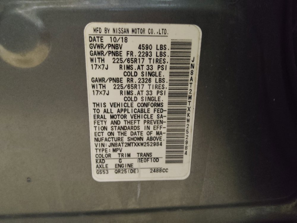 Used 2019 Nissan Rogue S FWD image 33