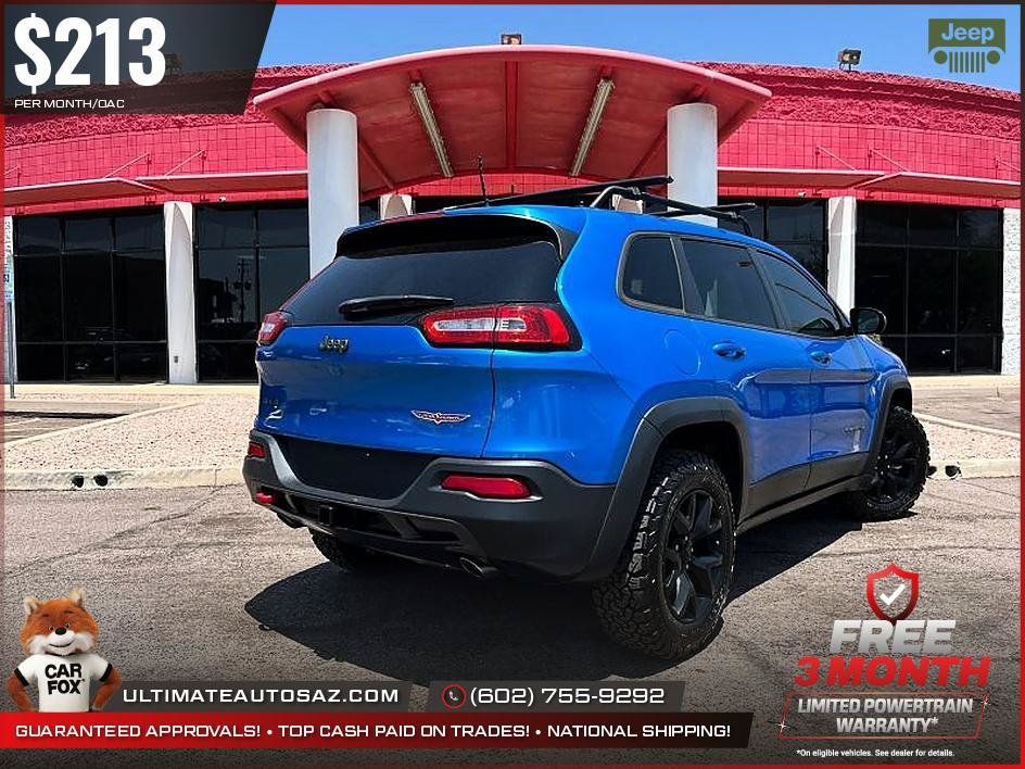 Used 2017 Jeep Cherokee Trailhawk w/ Comfort/Convenience Group AWD/4WD image 4